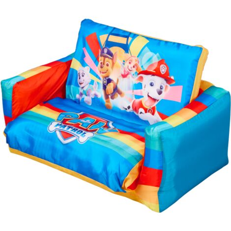 Canapé 2 en 1 convertible et lit gonflable pour enfants - Pat Patrouille