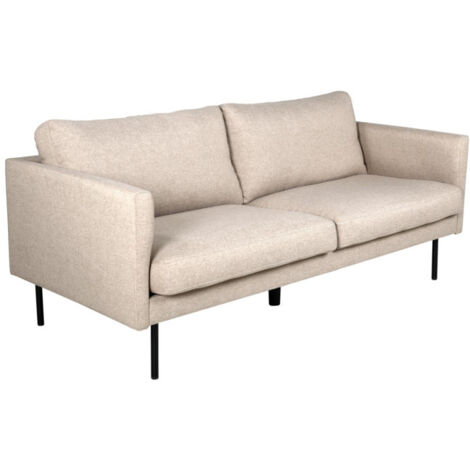 Canapé 2 Places en Tissu "Zoom" 180cm Marron