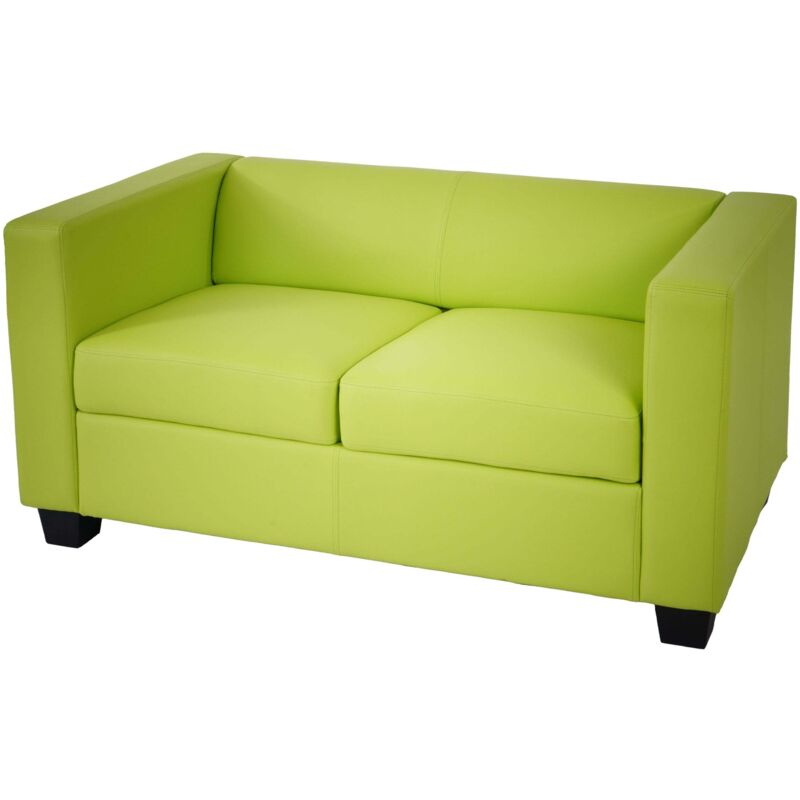 [JAMAIS UTILISÉ] Canapé / sofa Lille, 2 places, simili-cuir, vert clair