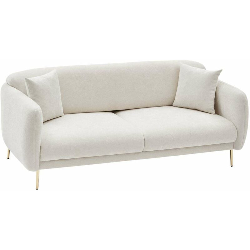 Canapé 3 places en tissu Simena