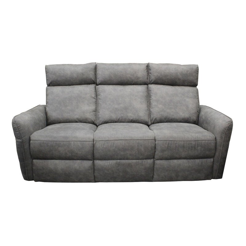 Canapé 3 places électrique relax gris anthracite Lito