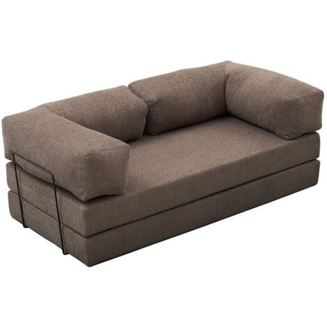 Canapé 3 places en tissu "Comfort" - 190 x 95 x 75 cm - Gris