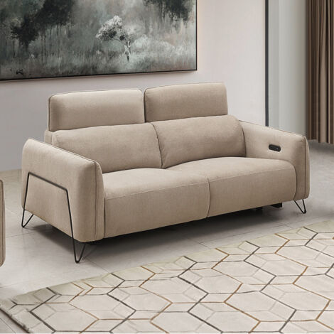 Canapé 3 places relax électrique 4311 beige