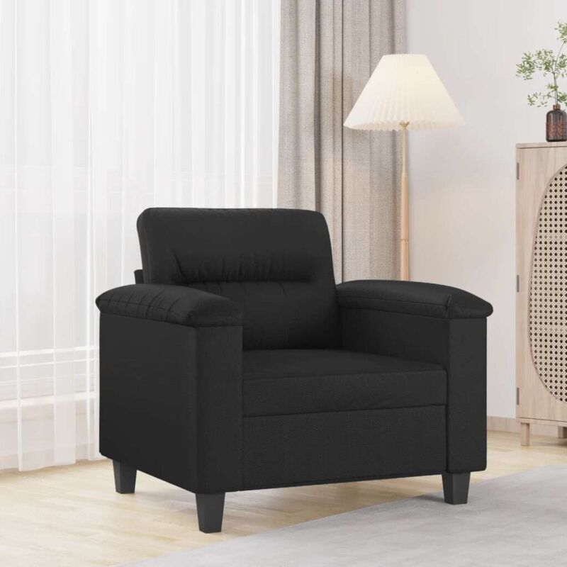 Vidaxl - Fauteuil Noir 60 cm Similicuir