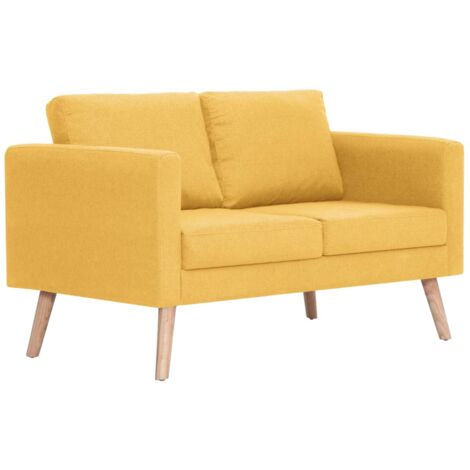 Canapé à 3 Places Tissu Banquette Sofa Causeuse de Salon Meuble de Salon Mobilier de Salon Maison Salle de Séjour Intérieur Mulicolore