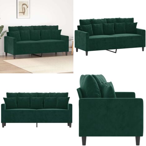 Canapé convertible LAYNE Velours Vert