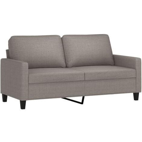 Canapé à 2 places，Sofa pour Salon，Banquette Taupe 140 cm Tissu CFW721732