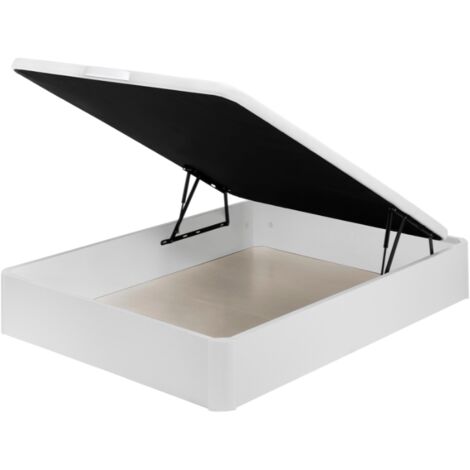 Canapé Abatible de Madera Blanco Gran capacidad, TOTAS LAS MEDIDAS. ENVIO Y MONTAJE GRATUITO. 190cm