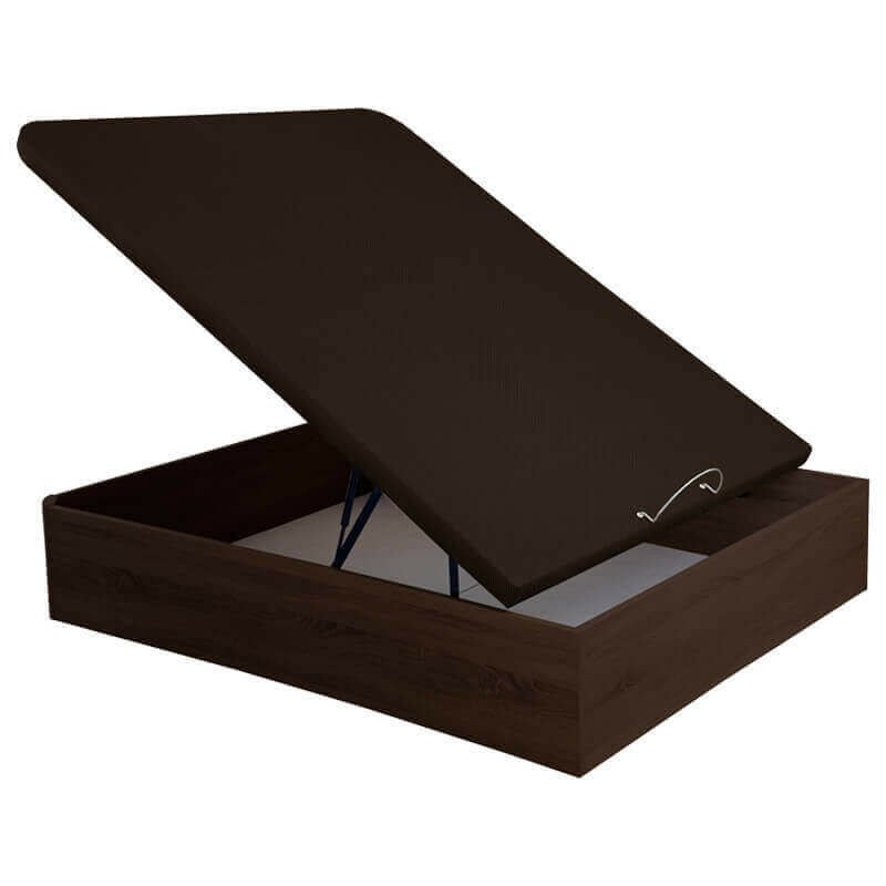 

Canapé Abatible Musa 3D gran capacidad alturas 38/32 cm | 160x190cm - Wengue - Altura 32 cm - Relax