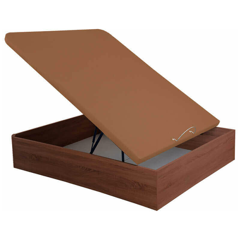 

Canapé Abatible Musa 3D gran capacidad alturas 38/32 cm | 160x190cm - Cerezo - Altura 38 cm - Relax