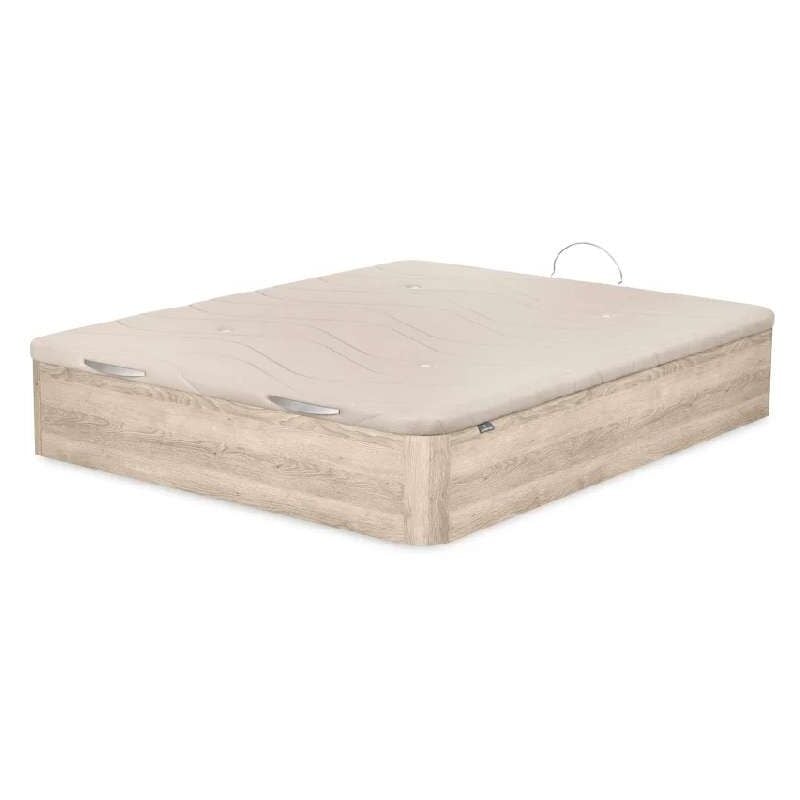 

Canape abatible Global de Sonpura madera acabado roble cambrian tapa tapizada. Medidas 150X200
