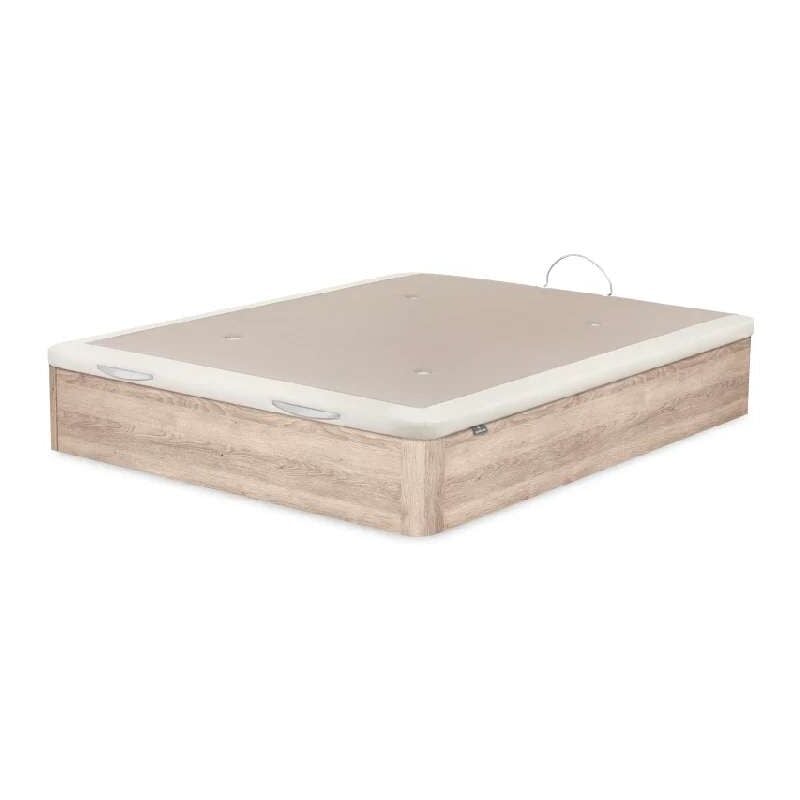

Canape abatible Line de Sonpura madera acabado roble cambrian tapa tapizada. Medidas 150X200