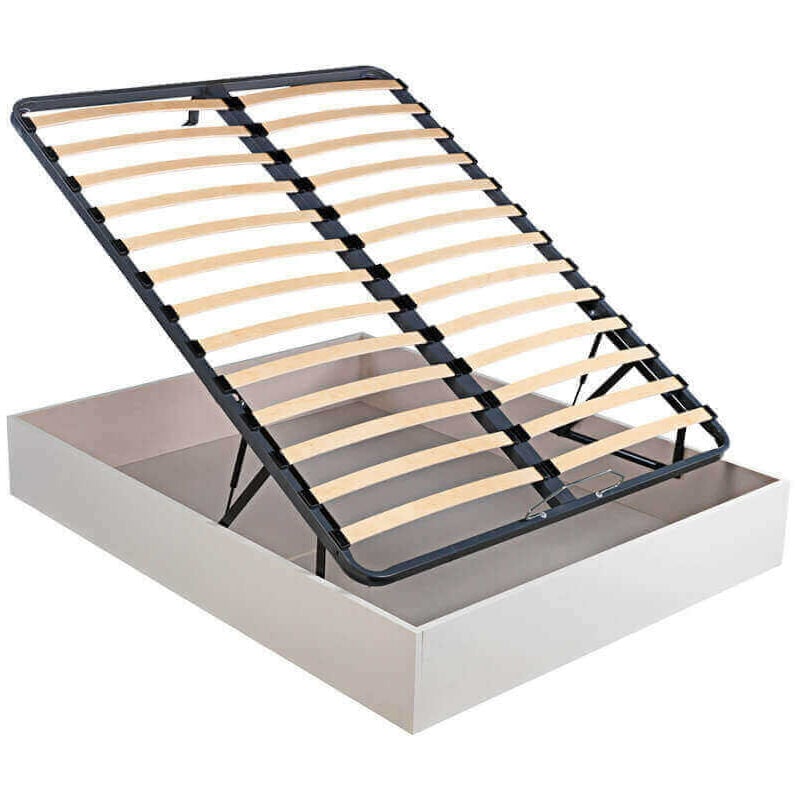 

Canapé Abatible de láminas transpirable Oxfort altura 32 cm | Blanco - 150x182cm