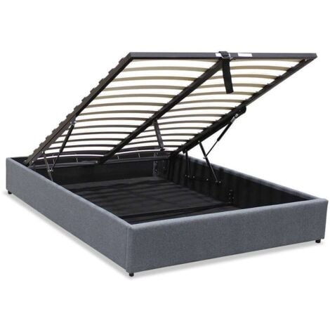 HM-ACTUALLY Canape abatible Madrid acabado gris de 135x190cm.