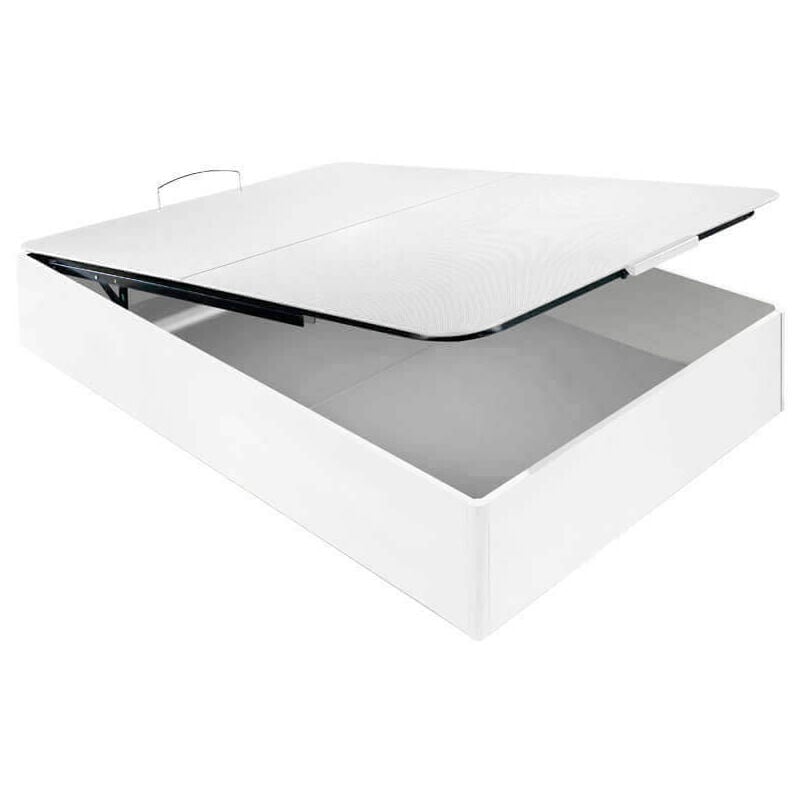 

Canapé abatible tapa embutida antipolvo altura 35 cm | Blanco - 160x200cm