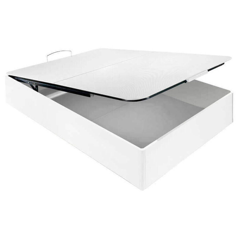 

Canapé abatible tapa embutida antipolvo altura 35 cm | Blanco - 150x190cm