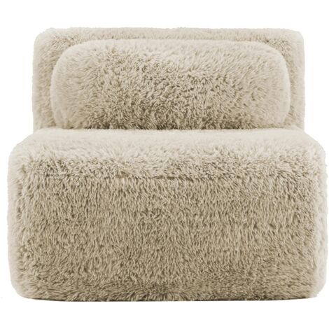 Canapé Aviana sans accoudoirs avec coussins, tissu doux - kaki clair, un meuble de haute qualité, au design élégant et moderne