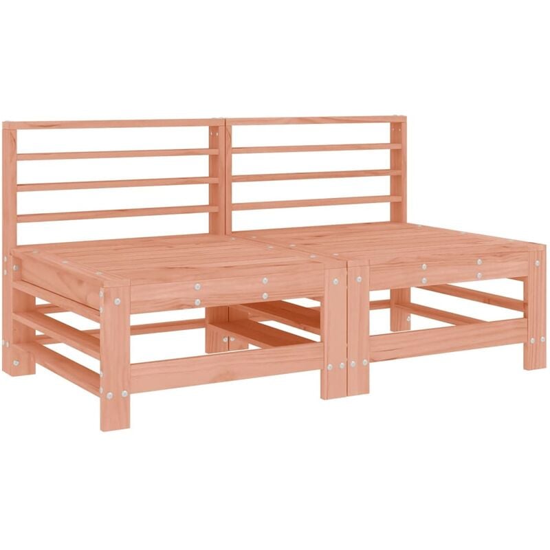 Canapés centraux de jardin 2 pcs bois massif douglas Vidaxl
