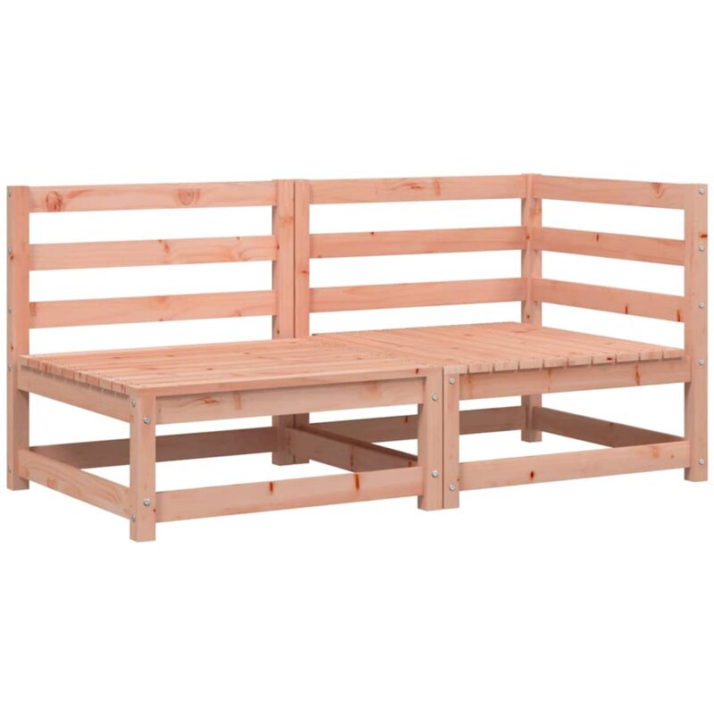 Canapé de jardin 2 places bois massif de douglas Vidaxl