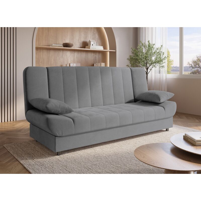 Deco In Paris - koti - Canapé clic-clac convertible gris koti