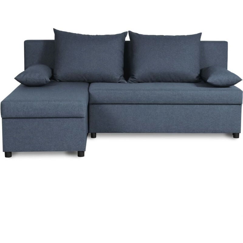 Canapé d'angle Bleu Tissu