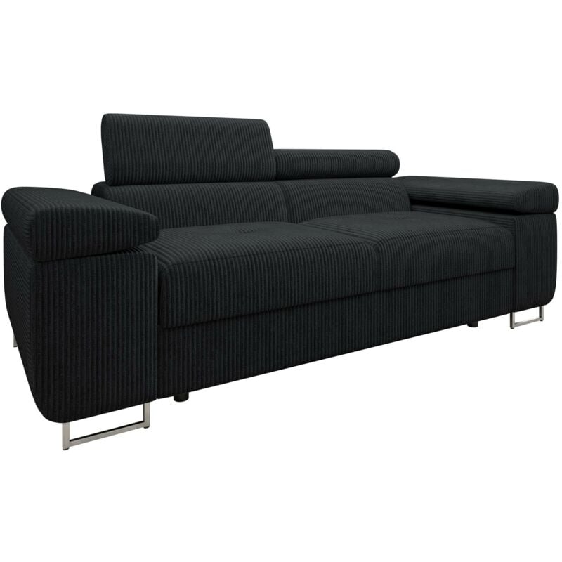 Canapé Comfivo Eliferu 105, Poso 135, 198x102x70cm, Tapisserie, Pieds: Métal