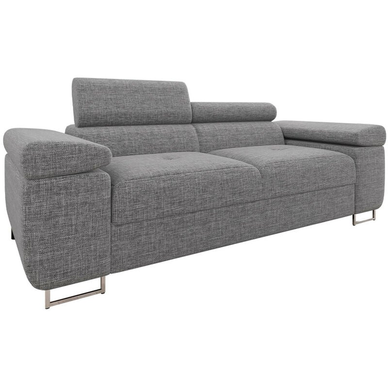 Canapé Comfivo Eliferu 105, Lux 05, 198x102x70cm, Tapisserie, Pieds: Métal