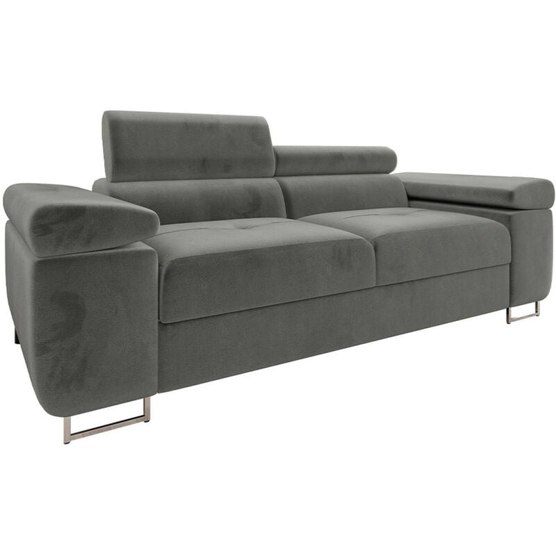 Canapé Comfivo Eliferu 105, Manila 16, 198x102x70cm, Tapisserie, Pieds: Métal