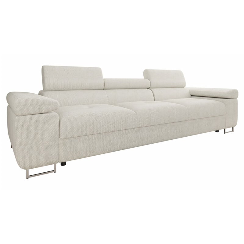 Mobilier1 - Canapé Comfivo Eliferu 104, Flow 06, 263x102x70cm, Tapisserie, Pieds: Métal