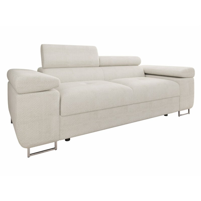 Mobilier1 - Canapé Comfivo Eliferu 105, Flow 06, 198x102x70cm, Tapisserie, Pieds: Métal