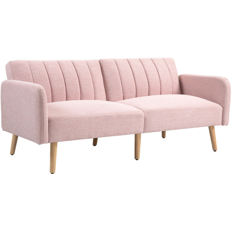 Canapé Convertible 2 Places - HOMCOM - Design scandinave -