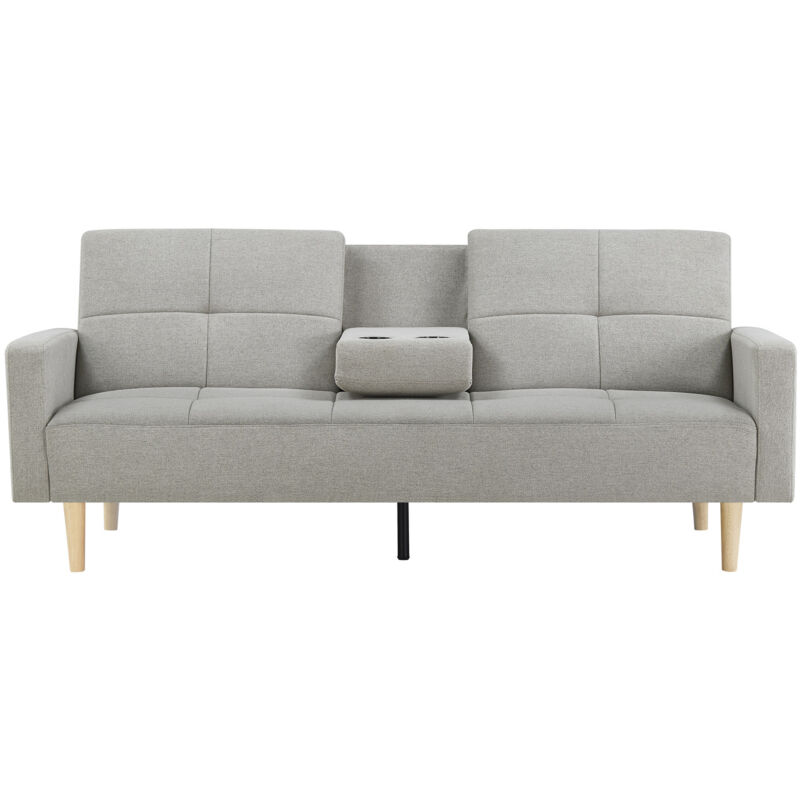 Concept-usine - oslo - Canapé convertible 3 places gris