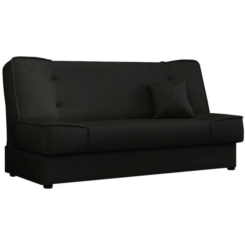 Mobilier1 - Canapé convertible Columbus 117, Inari 100, Boîte de literie, 0, 80x175x80cm
