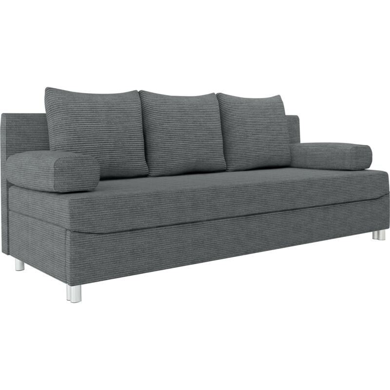 Mobilier1 - Canapé convertible Comfivo 125, Poso 22, Boîte de literie, 0, 86x192x80cm