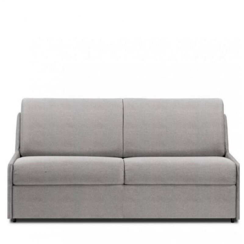 Inside75 - Canapé convertible gain de place express 140cm matelas 14cm neo gris silex