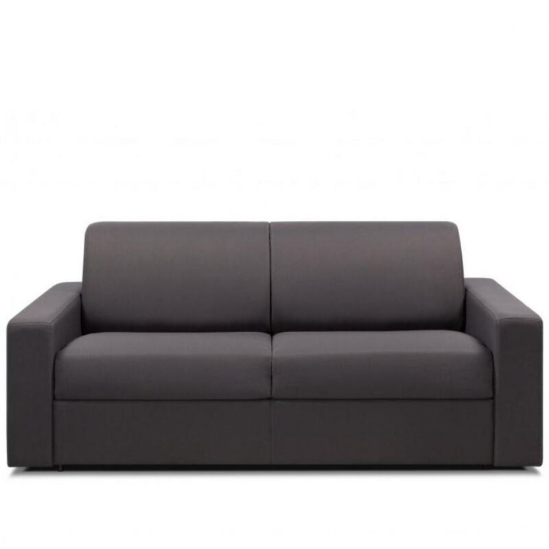 Inside75 - Canapé convertible midnight express 140 cm matelas 16 cm neo anthracite