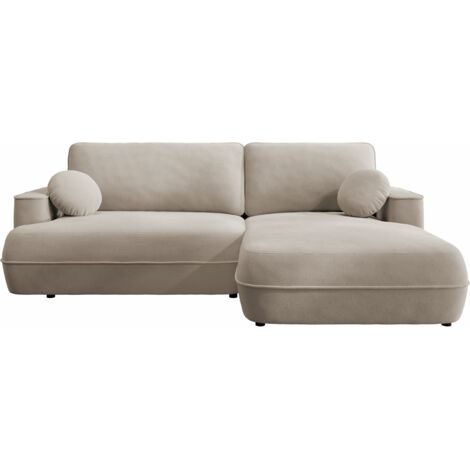 Canapé d'angle Bountiful 101, Velo 623, Fonction de couchage, Boîte de literie, 260x168x87cm, 0