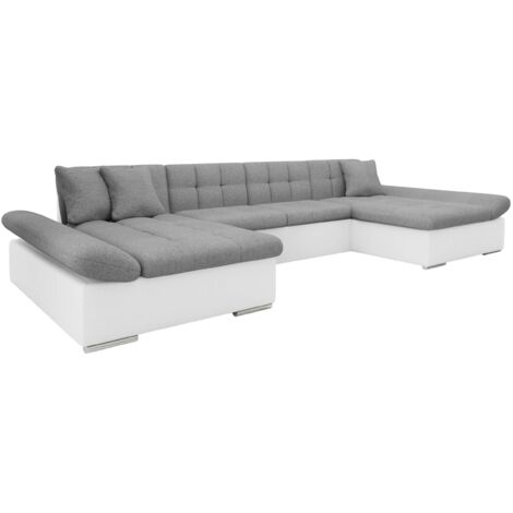 Canapé d'angle Comfivo 155, Soft 017 + Soul 17, Fonction de couchage, Boîte de literie, 360x160x75cm, 0