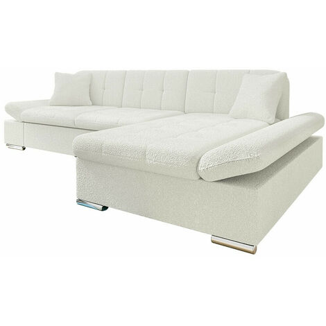 Canapé d'angle Comfivo 219, Boucle Baloo 2073, 278x161x76cm, 0