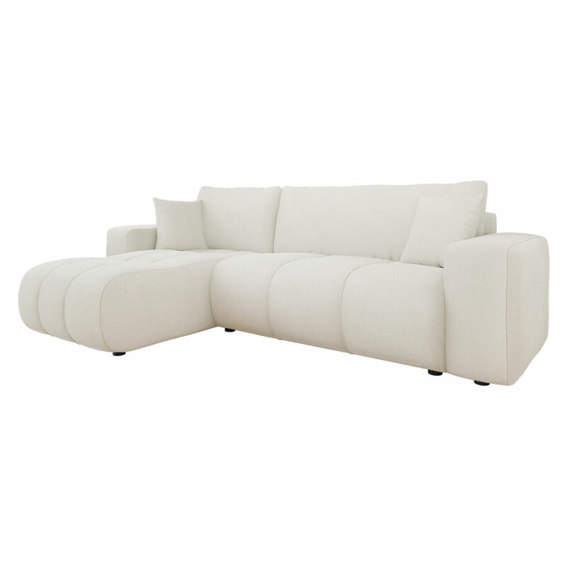 Mobilier1 - Canapé d'angle Comfivo 361, Velo 621, Fonction de couchage, Boîte de literie, 244x145x82cm, 0