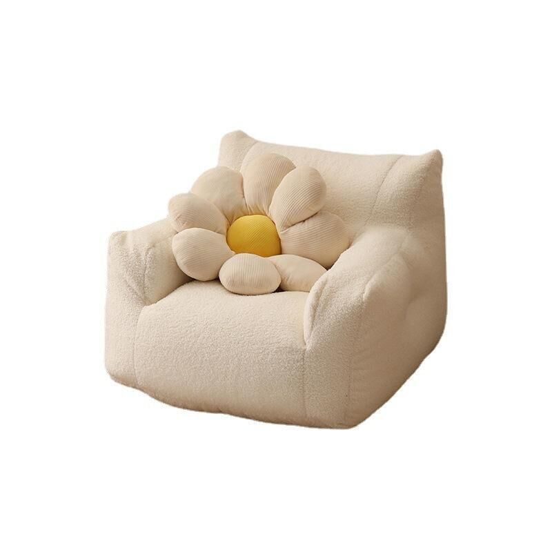 Janzdiys - Canapé 2 Places avec 2 Coussins et 2 oreillers- 77P x 121l x 87H cm, Canapé en Lin Moderne Style avec Accoudoirs, Causeuse Fixe 2 Places