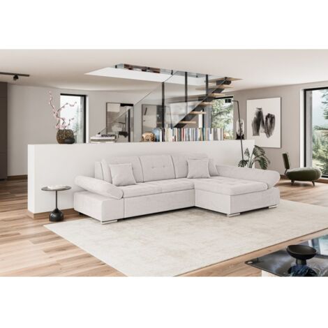 Canapé d'angle convertible ALRI Beige