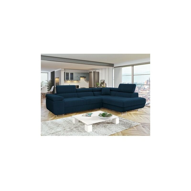 Canapé d'angle Bleu Confort Promotion