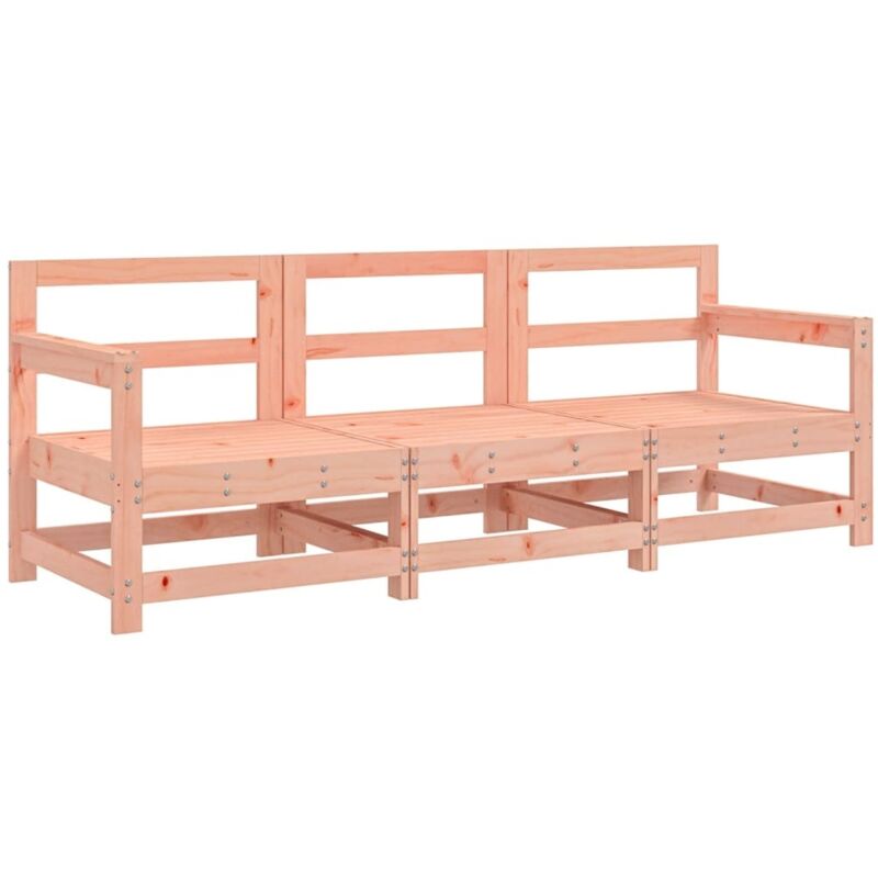 Vidaxl - Salon de jardin 3 pcs bois massif douglas