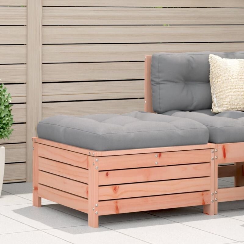 Repose-pied de jardin 62x63,5x32 cm bois massif de douglas Vidaxl
