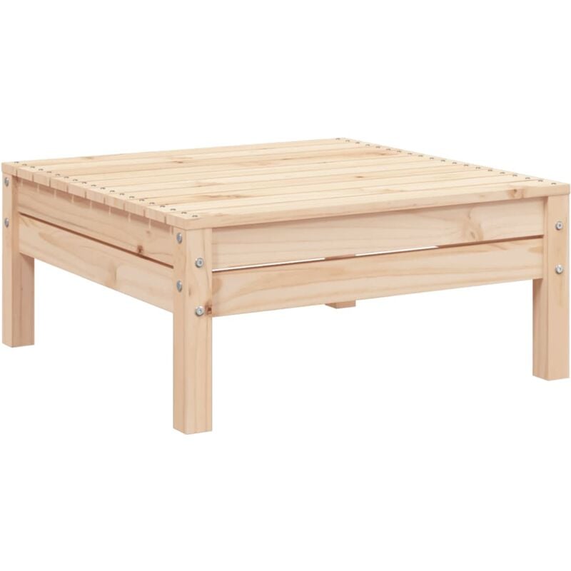 Repose-pied de jardin bois de pin massif Vidaxl