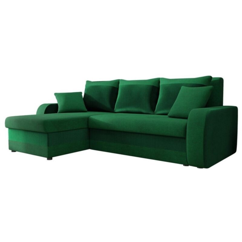 Canapé d'angle Comfivo 135, Kronos 19 + Uttario Velvet 2951, Fonction de couchage, Boîte de literie, 238x147x80cm, 0