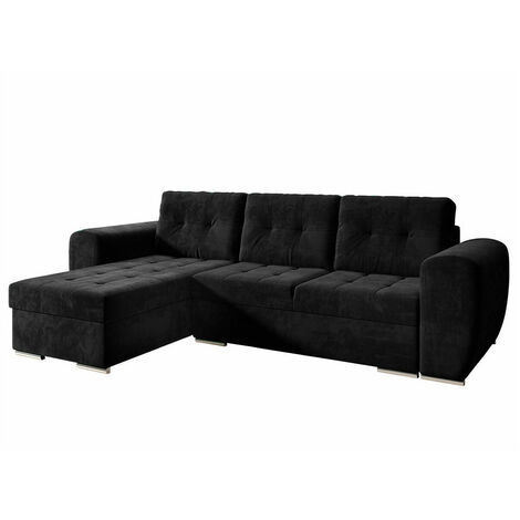 Canapé d'angle Muncie 109, Manila 18, Fonction de couchage, Boîte de literie, 256x157x97cm, 0