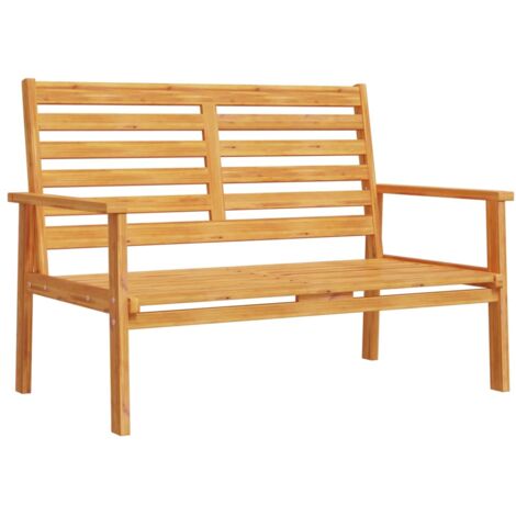 Canapé de jardin 120cm bois d'acacia massif