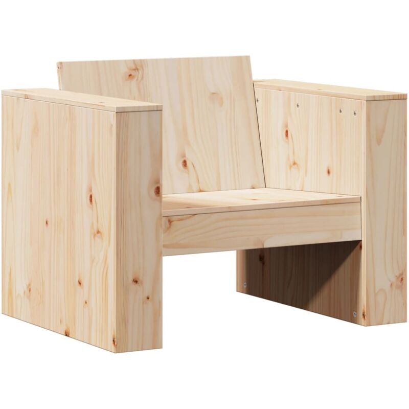 vidaXL Canapé de jardin 79x60x62 cm bois de pin massif